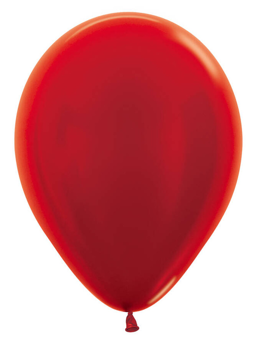 Balony Sempertex Metallic Red 5'" 50 szt.