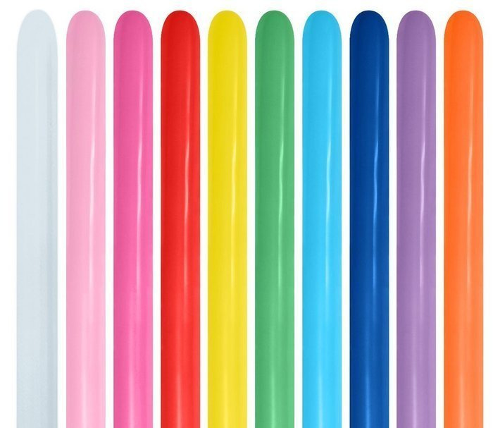 Balony do modelowania 260Q Sempertex 100 szt Mix kolorów