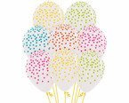 Balon Sempertex Konfetti Żółte 1szt