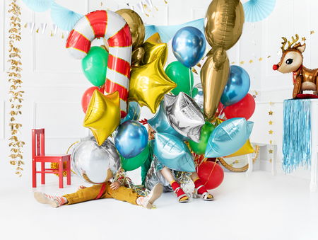 Renifer balon foliowy stojący 50x62 cm