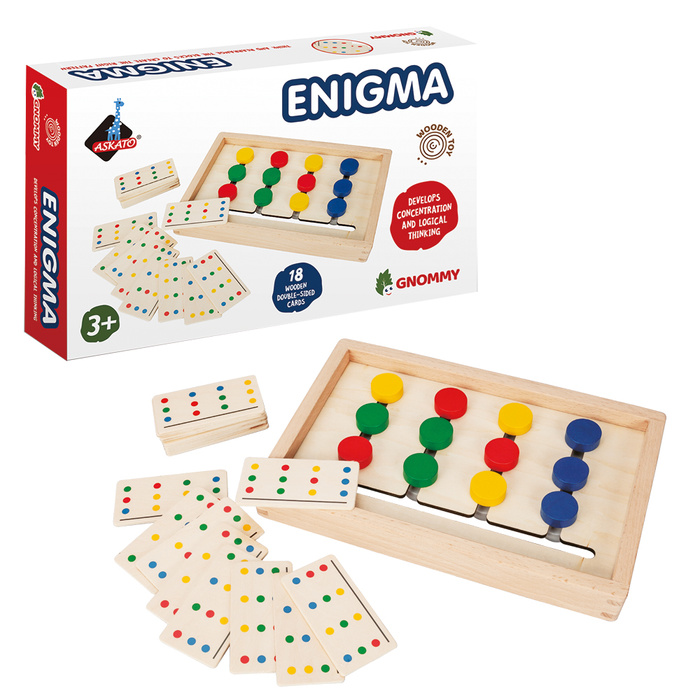 Gra Drewniana Enigma łamigłówka
