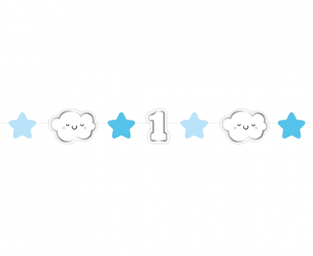 Baner girlanda papierowa ROCZEK 120 cm wzór do wyboru