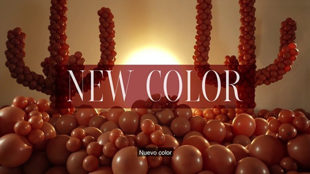 Balony Sempertex Fashion Solid 5'' 50 szt. Terracotta