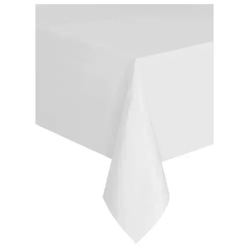 Obrus foliowy klasyczny BIAŁY 137 x  274cm