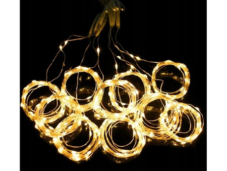Girlanda lampki Świąteczne kurtyna 300 LED 3x3m