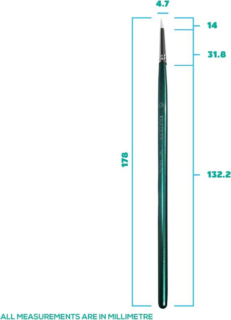 Pędzel do malowania twarzy i ciała KrazeFX - Round 4