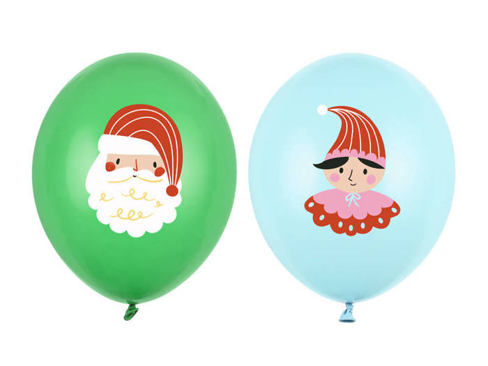 Balon gumowy świąteczny Candy Land 12 cali 1 szt. mix