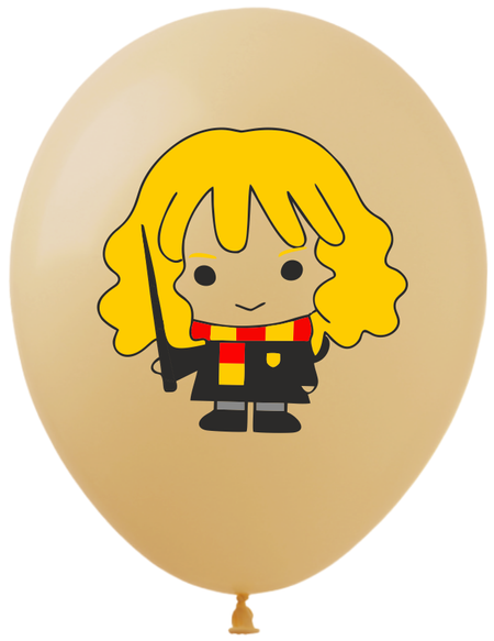 Harry Potter balony gumowe z nadrukiem 7 szt. mix