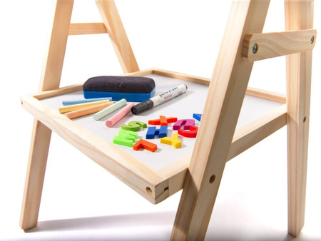 Tablica magnetyczna kredowa + papier liczydło 90cm