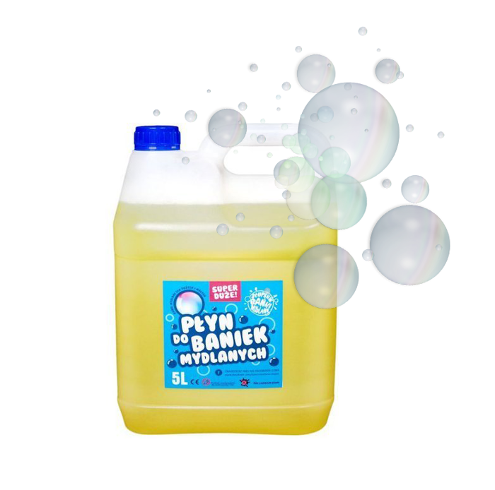 Płyn do dużych baniek mydlanych Słupskie Bańki Mydlane 5L