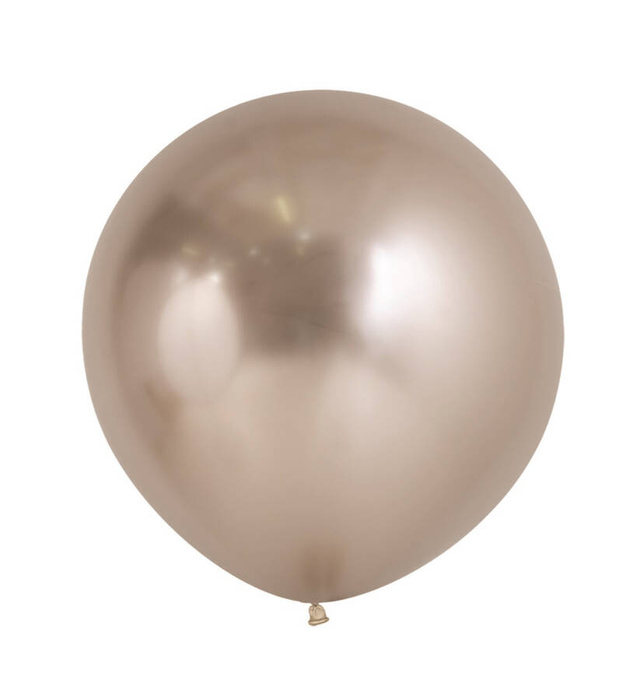 Balony Sempertex Chrome Shiny Reflex Champagne 24 cale 3 szt.