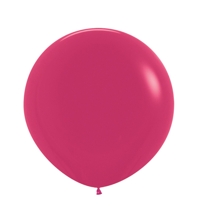Balon 24 cale Sempertex Solid 1 szt. Raspberry
