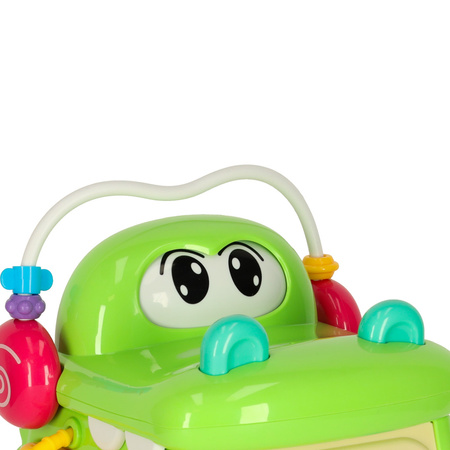 Kostka edukacyjna sorter z pianinkiem krokodyl 4w1