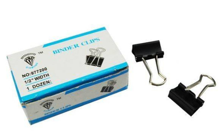 Spinacz clip 15mm opakowanie 12 szt.