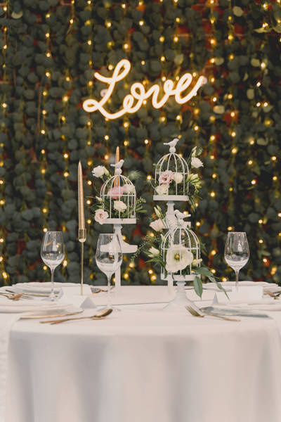 Girlanda Liście wierzby zielona 200 cm