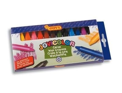 Kredki świecowe 12 kolorów woskowe JOVI