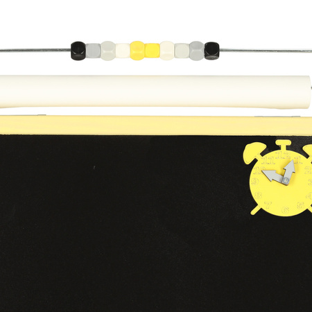 Tablica magnetyczna kredowa dwustronna drewniana liczydło papier 45x40x100cm