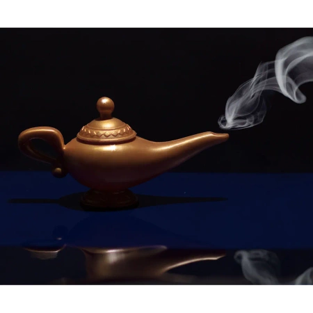Magiczna lampa Alladyna dekoracja