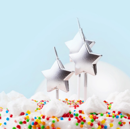 Świeczki urodzinowe na tort Gwiazdki