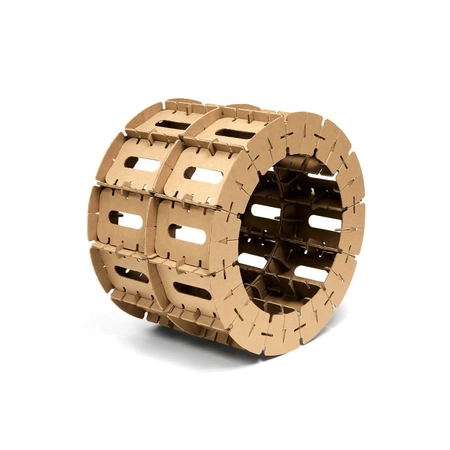 Klocki konstrukcyjne tekturowe do samodzielnego złożenia ROTUNDA Cardblocks