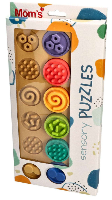 Puzzle sensoryczne kółeczka XXL