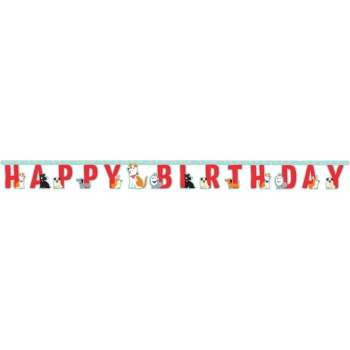 Baner urodzinowy Dog Party Pieski 220 cm