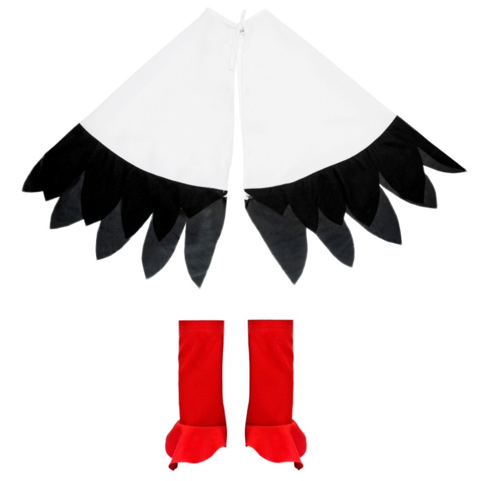 Strój BOCIAN peleryna + nakładki na buty uniwersalny