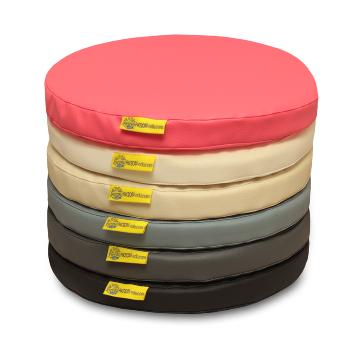 Poduszki PASTELOWE EKOSKÓRA bez nadruku zestaw dla dziewczynki (GIRL) 6 szt. AKSON