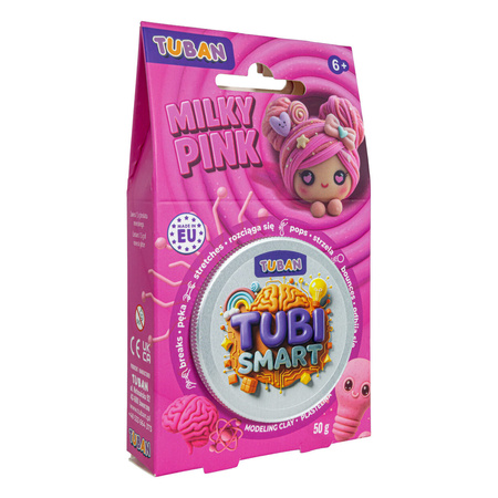 Smart plastelina TUBI - Milky Pink 50 g