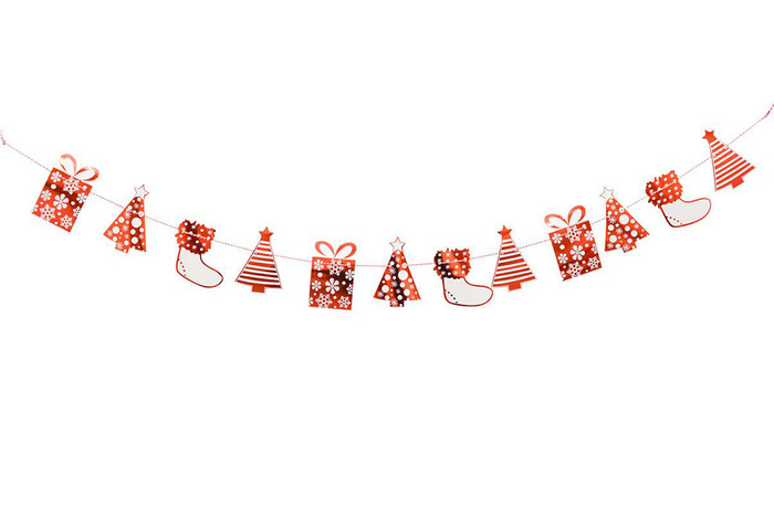 Baner Girlanda świąteczna Prezenty 230 cm