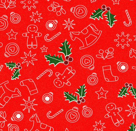 Papier ozdobny do pakowania prezentów Świąteczny Boże Narodzenie mix 200x70 cm (dziecięce)
