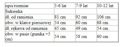 Strój dla dziewczynki WIEDŹMA Czerwony pas