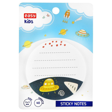 Karteczki kartki samoprzylepne okrągłe mix wzorów