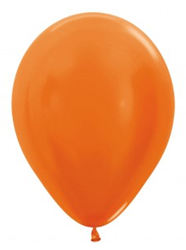 Balony Sempertex Metallic 10'' 100 szt. Orange