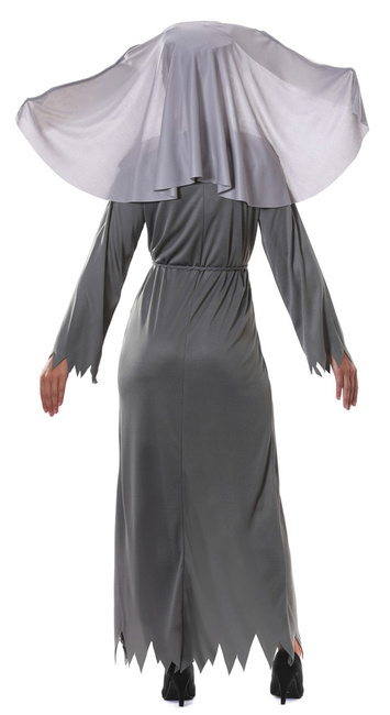 Strój dla dorosłych Zakonnica Szara