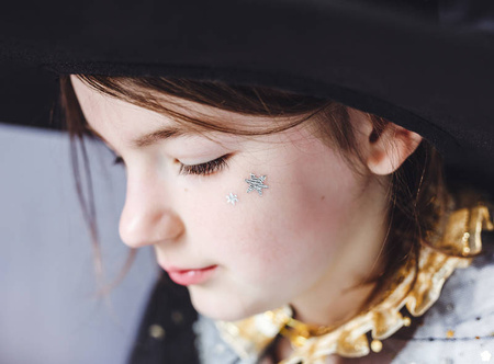 Tatuaże zmywalne wodne na halloween dla dzieci mix róż