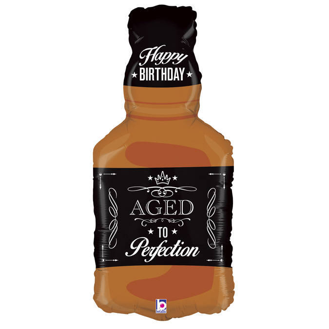 Butelka Whisky balon foliowy (Age to Perfection) na powietrze 14 cali
