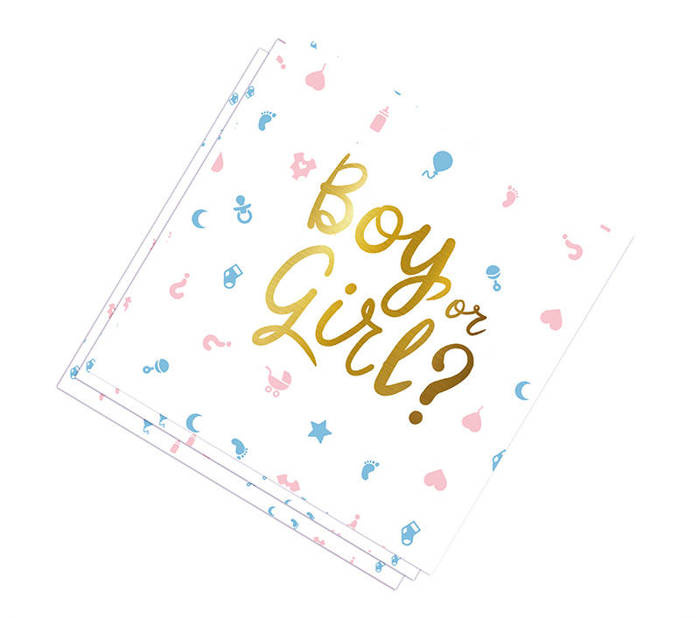 Serwetki Boy or Girl BABY SHOWER 12 szt.