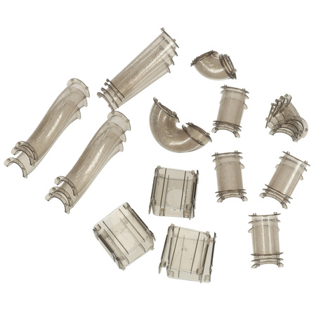 Klocki magnetyczne magnetic sticks marble tor kulkowy z dźwiękiem muzyką grający 118 elementów