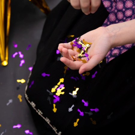 Konfetti klucze Andrzejki Wróżki Magia 15 g