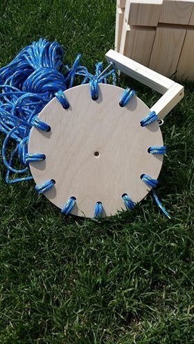 Gra integracyjna Wieża DŻWIG Wieża współpracy podwójna zielono żółta