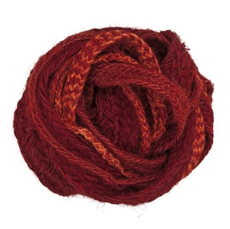 Sznurek jutowy 6 szt. czerwony