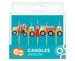 Świeczki na tort pikery PLAC BUDOWY 5 szt.
