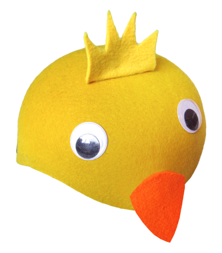 Czapka filcowa Kurczaczek