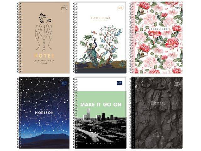 Kołobrulion Zeszyt A4 160 kartkowy w kratkę z kolorowymi marginesami MIX