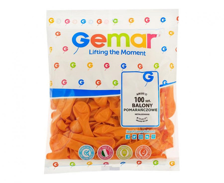 Balon Gemar Metallic 5 cali 100 szt
