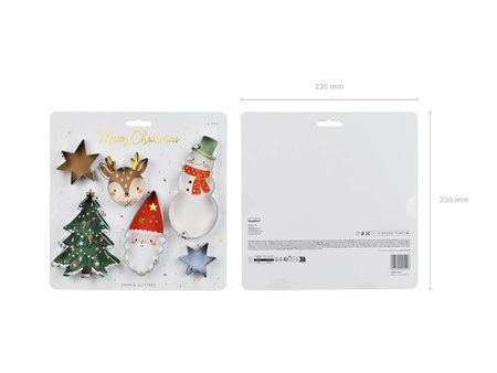 Wykrawacze do ciastek Merry Christmas 6 szt.
