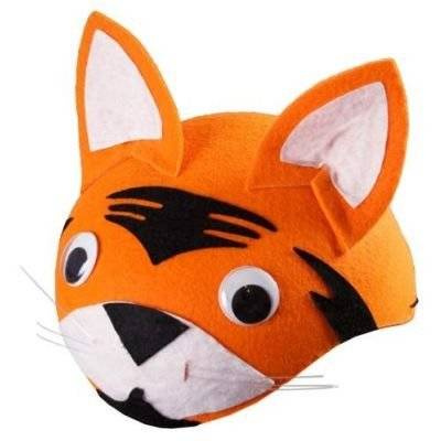 Czapka filcowa Tygrysek