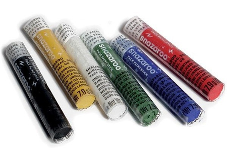 Kredki do twarzy i ciała zestaw Rainbow Snazaroo 6x7,1g