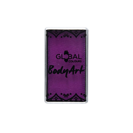 Global Colours farba do twarzy i ciała prostokątna 20g Deep Magenta